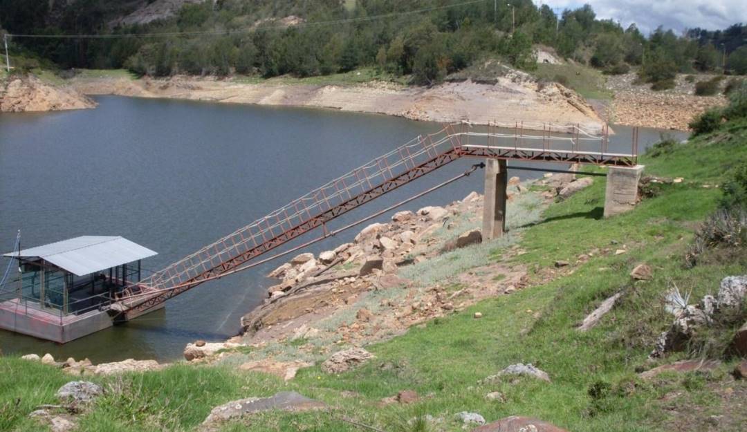 Hernández dice que en Toca si se benefician de las aguas de La Copa.  Foto: Usochicamocha.