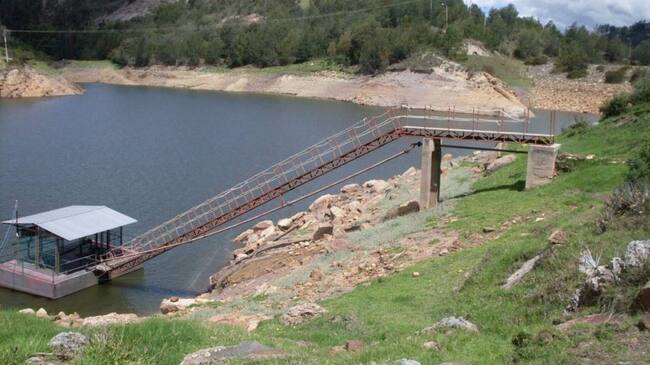 Hernández dice que en Toca si se benefician de las aguas de La Copa. Foto: Usochicamocha.