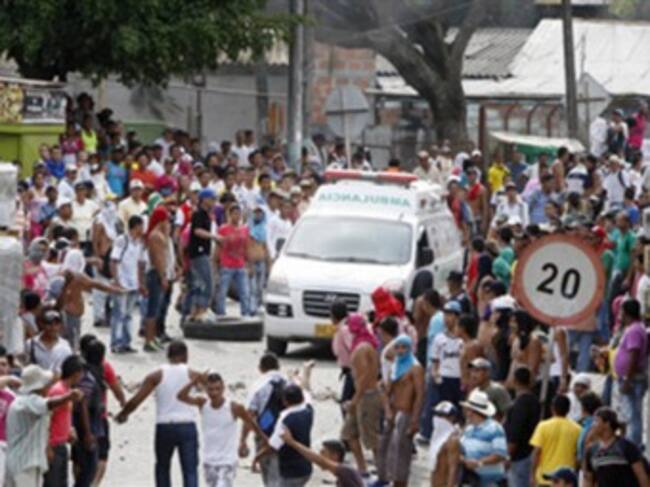 Paro minero. Foto: El Tiempo