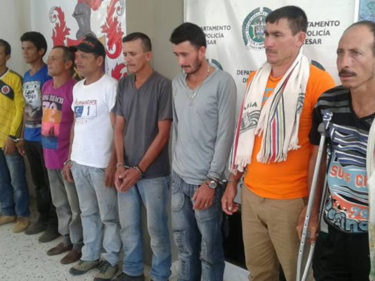 Capturan ocho guerrilleros del Eln en el Cesar