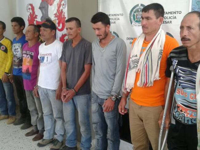 Capturan ocho guerrilleros del Eln en el Cesar