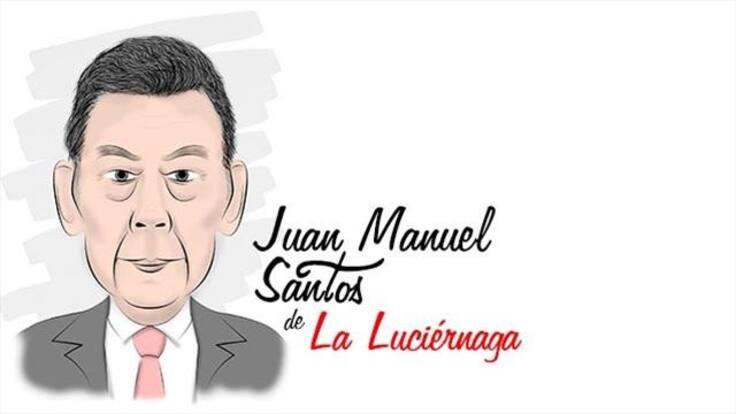 Juan Manuel Santos de La Luciérnaga. Estuvo en una premiación de profesores