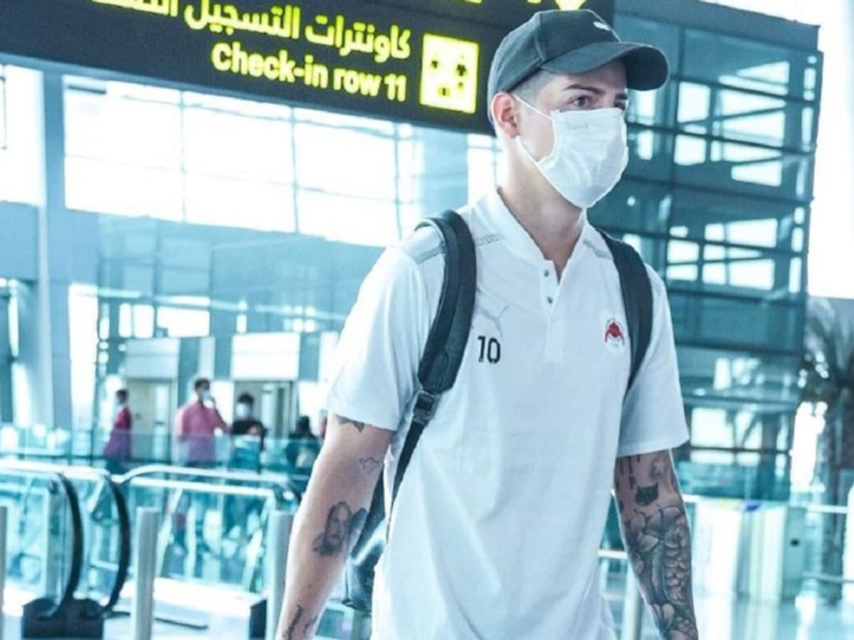 James viajó a Países Bajos para trabajar en la pretemporada con Al-Rayyan