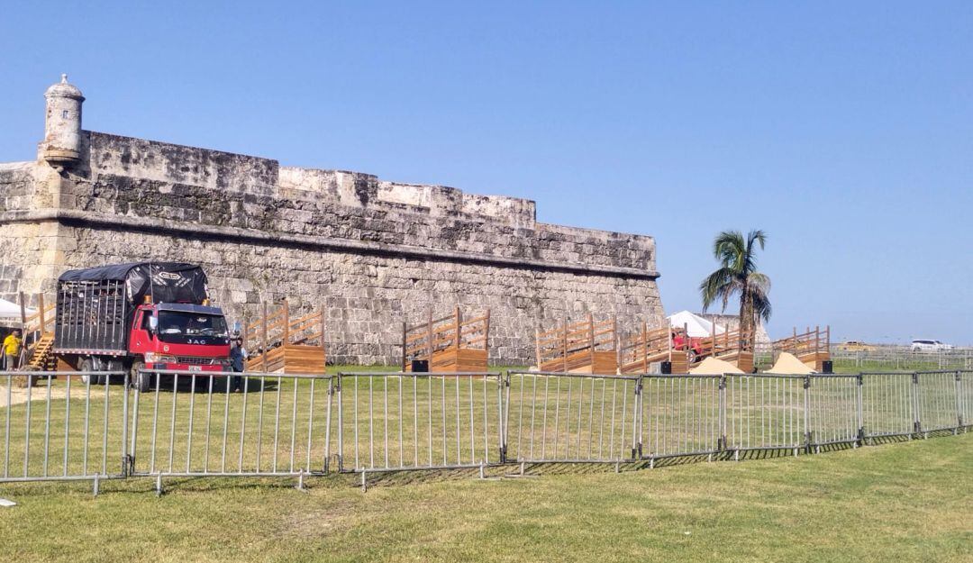 Cabalgata en Cartagena