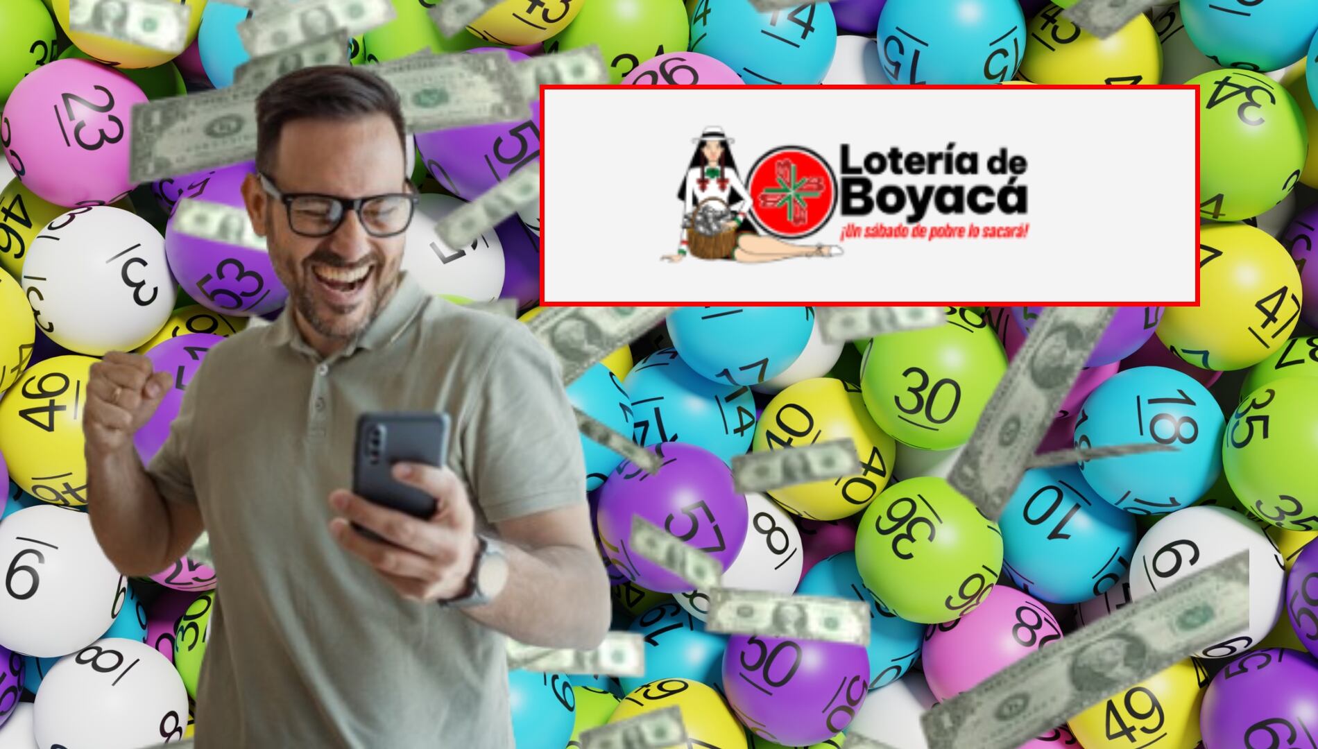 Logo de la Lotería de Boyacá e imágenes de referencia. Fotos: Lotería Boyacá / Getty Images