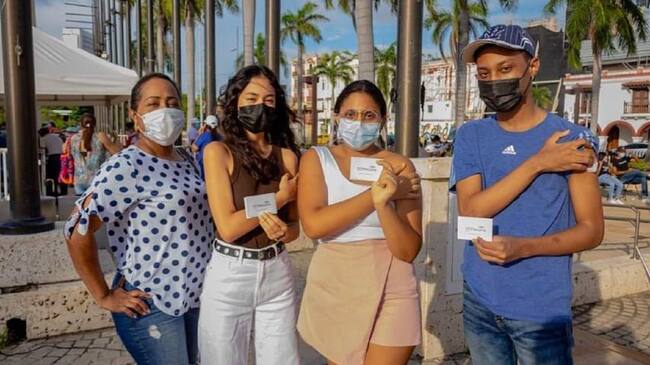 La mayoría fueron jóvenes entre 15 a 24 años que respondieron positivamente a la convocatoria