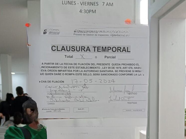 Clausuran farmacia de entrega de medicamentos a docentes en Manizales