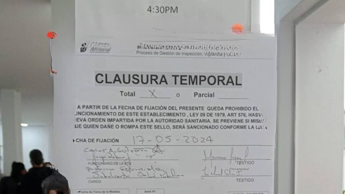 Clausuraron el dispensario de medicamentos de los maestros en Manizales