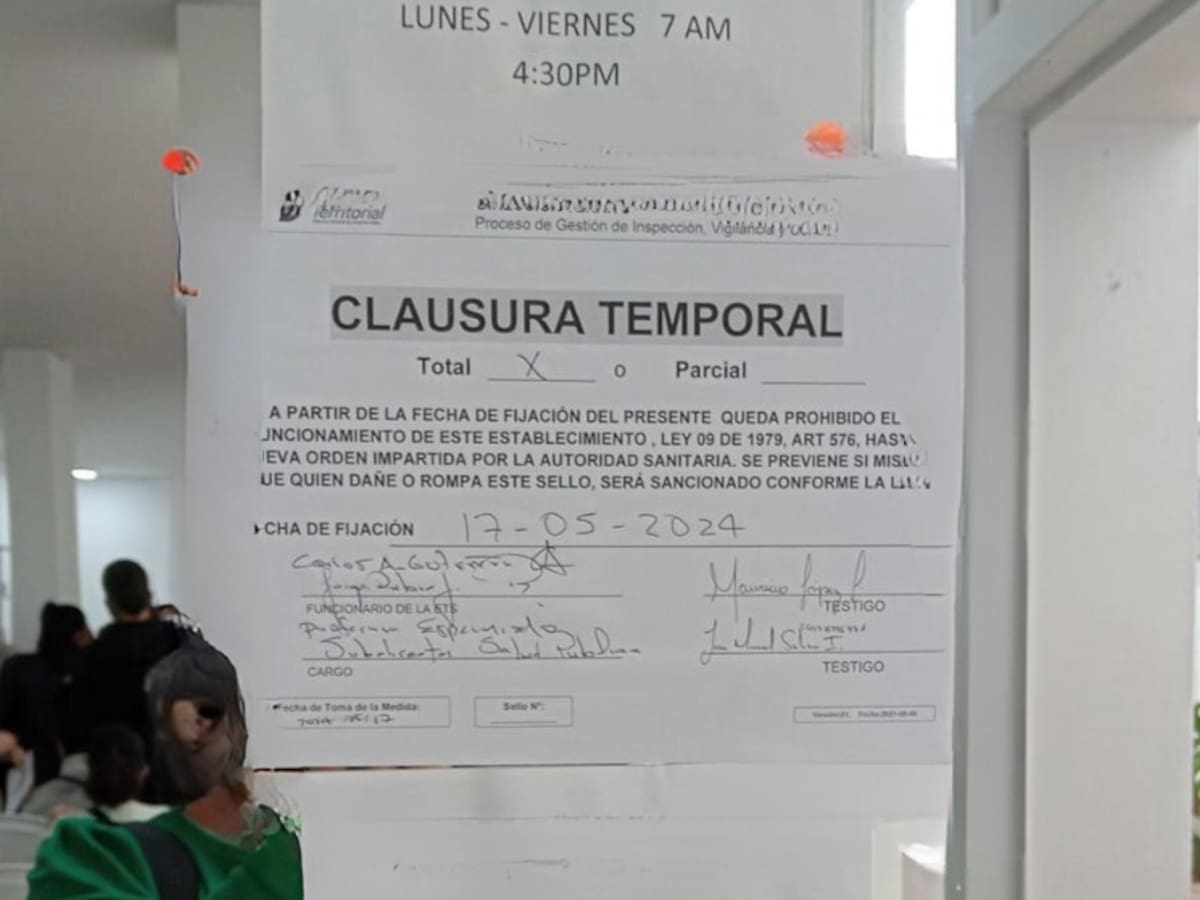 Clausuraron el dispensario de medicamentos de los maestros en Manizales
