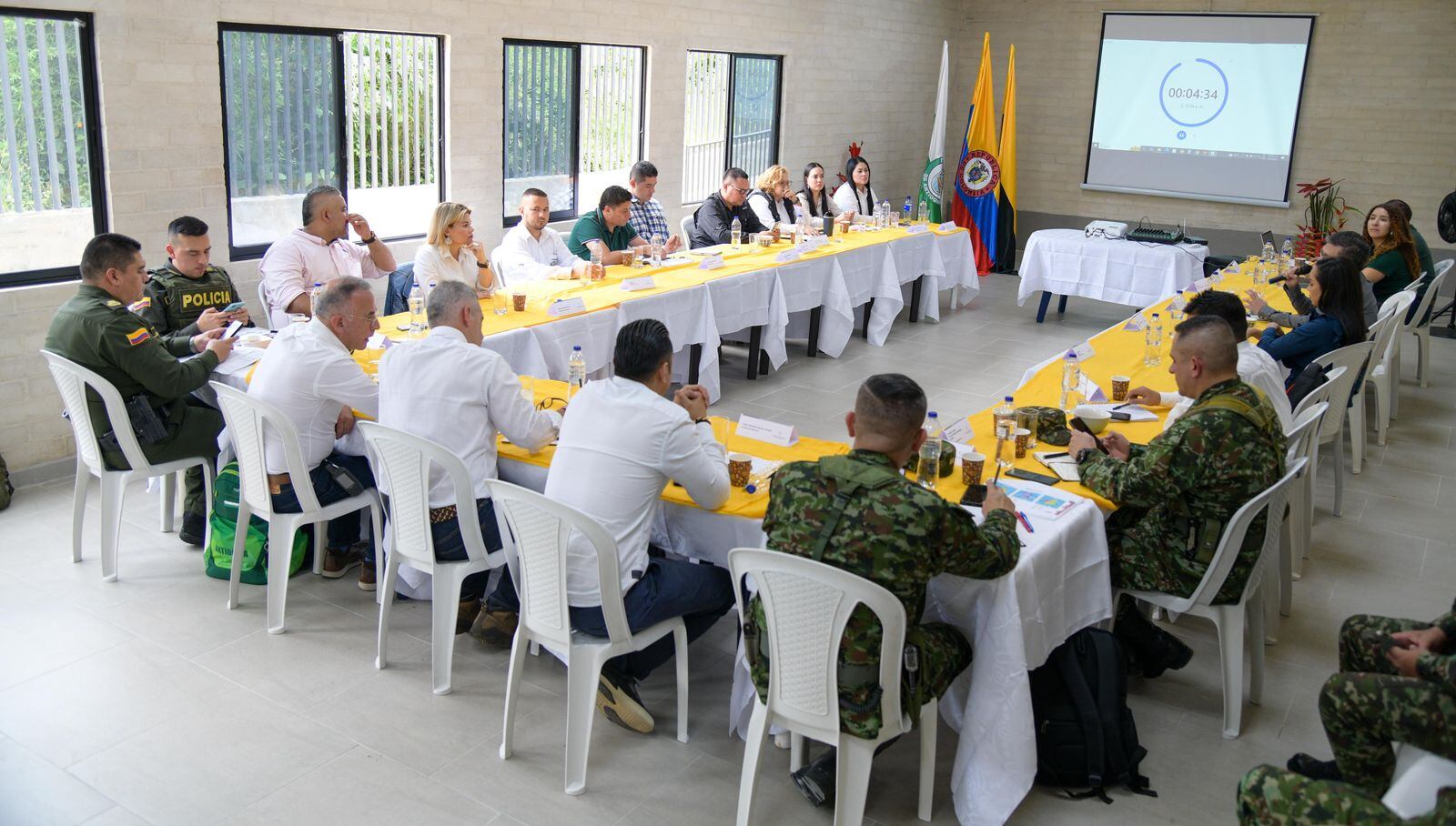 Consejo Seguridad en Heliconia- foto gobernación de Antioquia