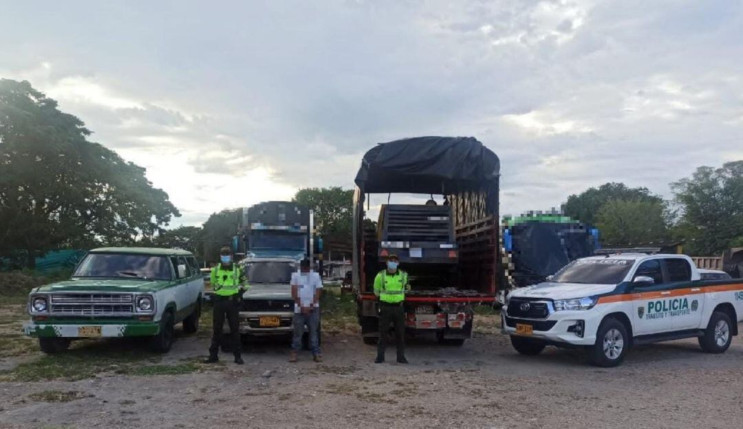 En el operativo capturaron a dos sujetos. 