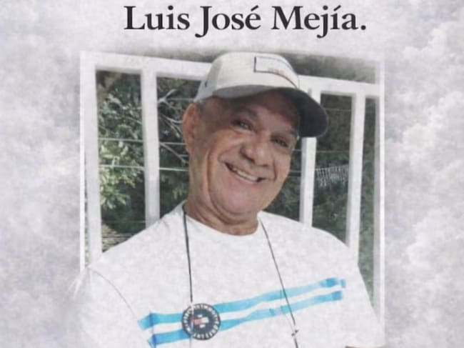 Luis José Mejía Pérez, fallecido. // Colprensa