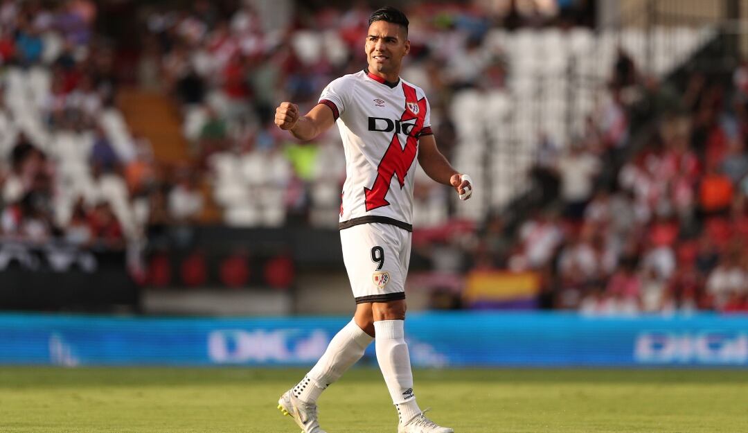 Falcao ha sido titular en un partido con el Rayo Vallecano esta temporada.