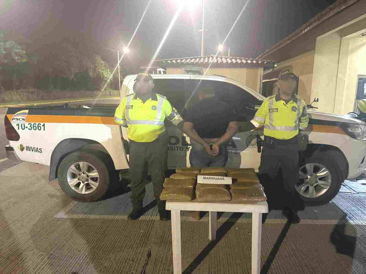 En Cartagena policía incautó cargamento de marihuana: hay un capturado