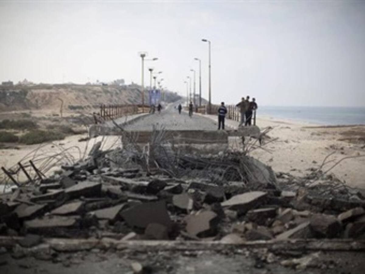 Ofensiva israelí causó 163 muertos y 1.225 heridos en Gaza