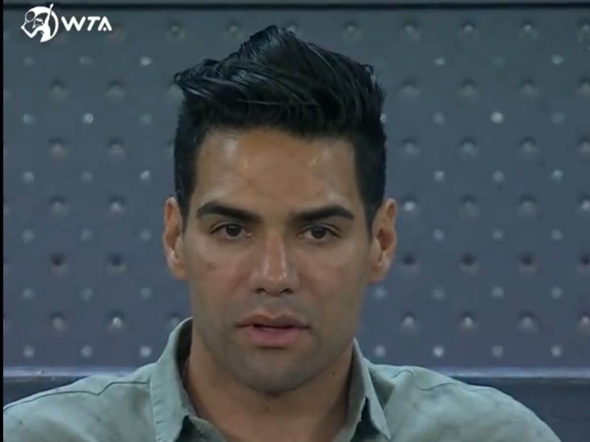 Video: Falcao anima a María Camila Osorio en partido contra Aryna Sabalenka