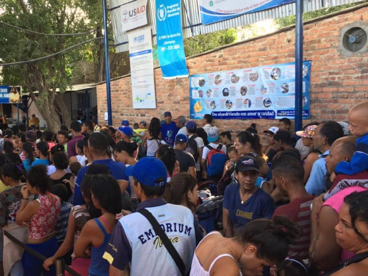 Comedor humanitario en la frontera retoma labores