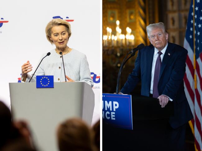 La Comisión Europea se expresó hoy en contra de la imposición de aranceles que anunció el presidente de EE.UU., Donald Trump.