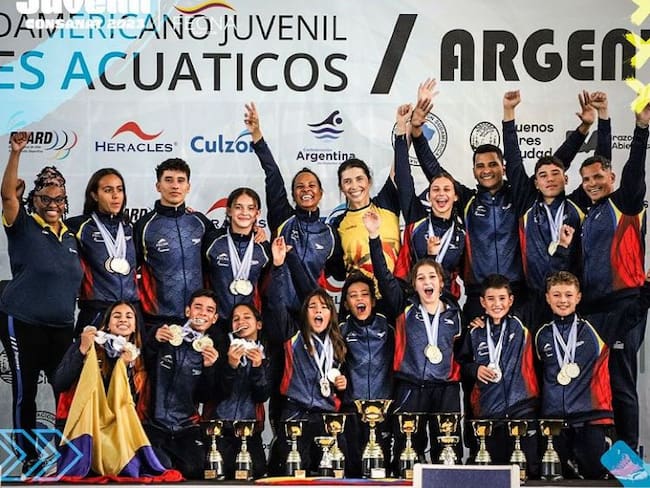 Colombia se coronó bicampeón de clavados juveniles en el Suramericano de Buenos Aires.