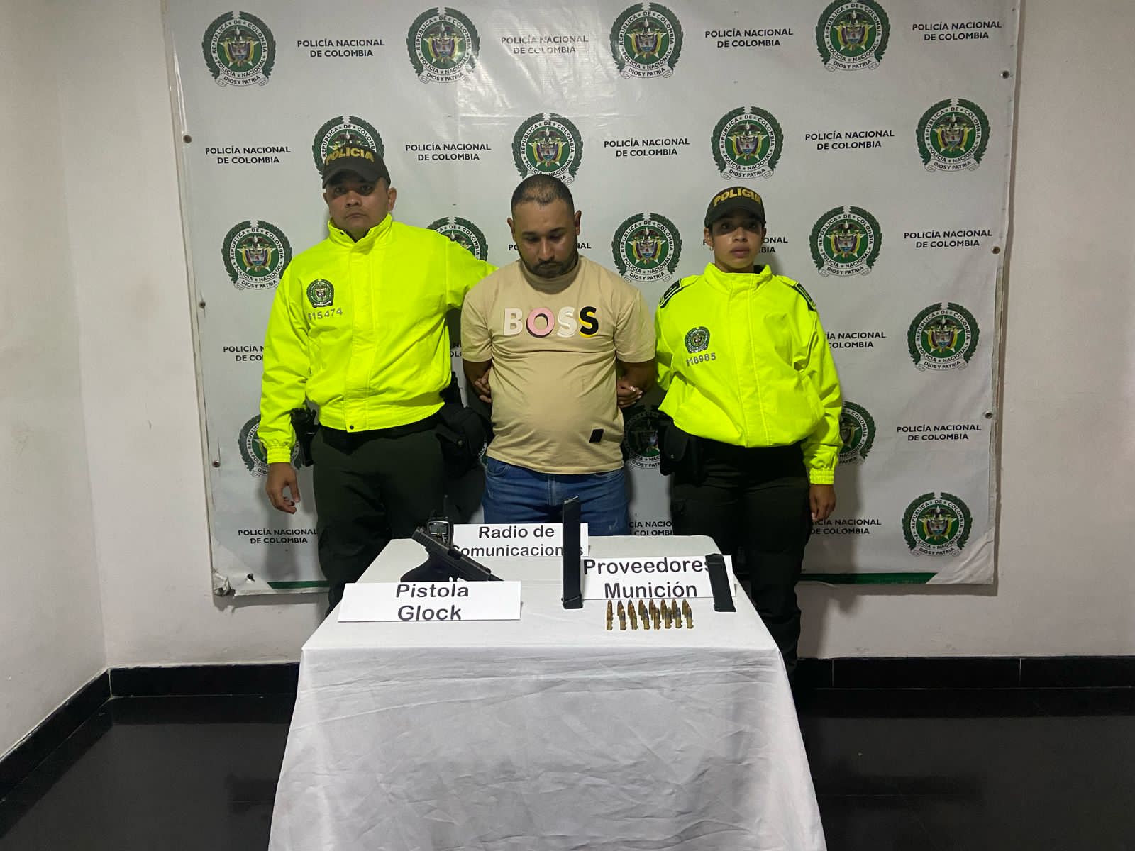 Fotografía suministrada: Policía de Risaralda