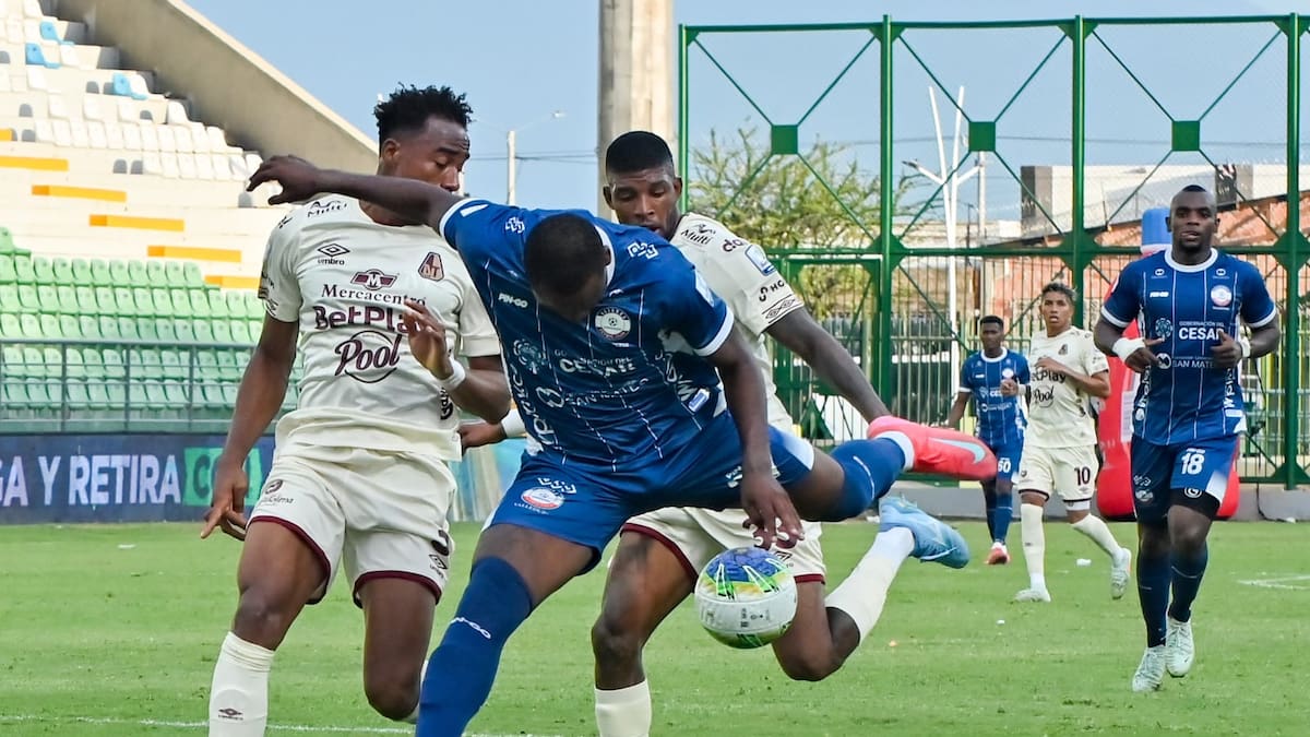 Jorge Hurtado le dio la victoria al Tolima con un gol agónico en Valledupar: Resumen del partido