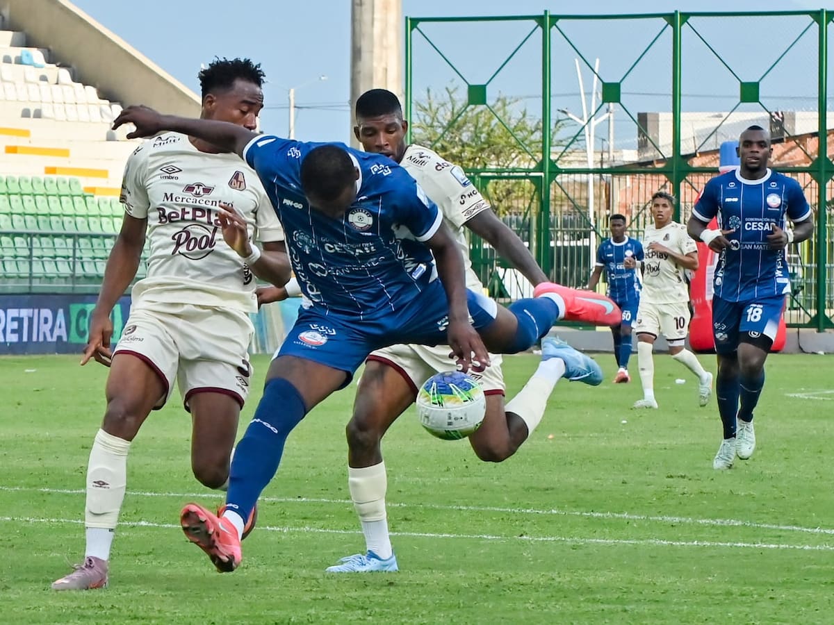 Jorge Hurtado le dio la victoria al Tolima con un gol agónico en Valledupar: Resumen del partido