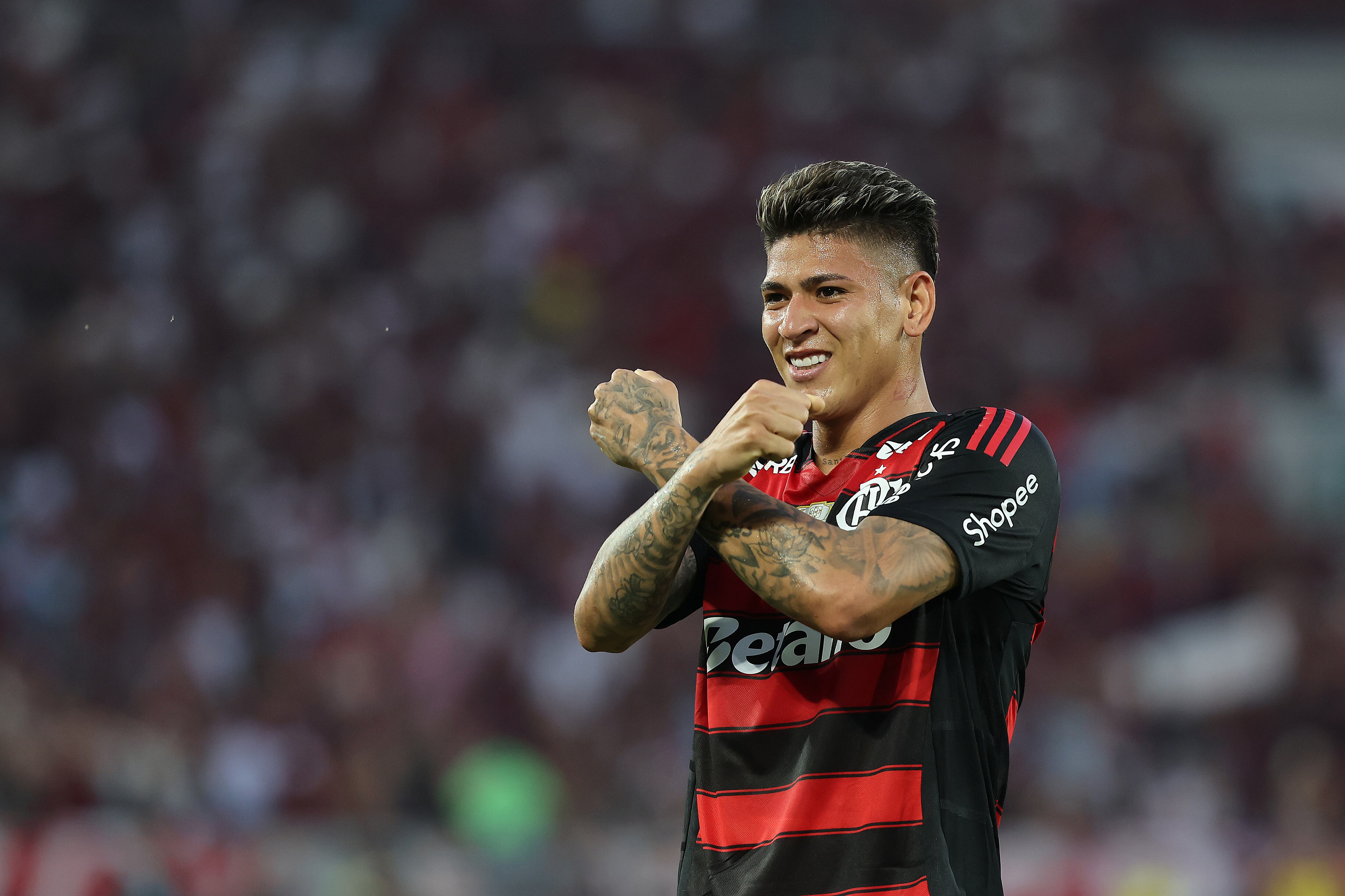 Jorge Carrascal, volante colombiano de Flamengo. (Photo by Wagner Meier/Getty Images)