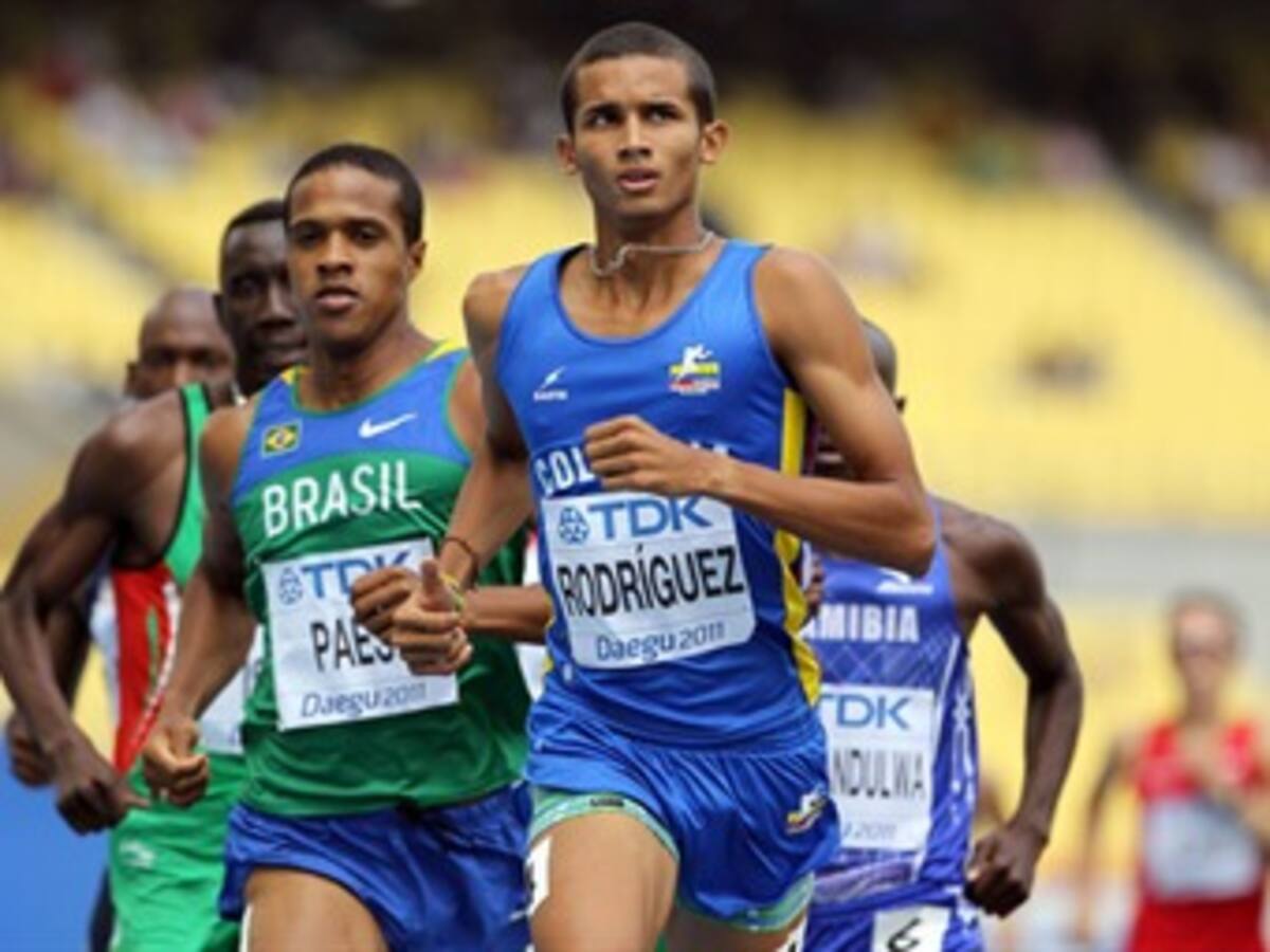 El colombiano Rafith Rodríguez a semifinales de 800 metros en Mundial de Atletismo bajo Techo