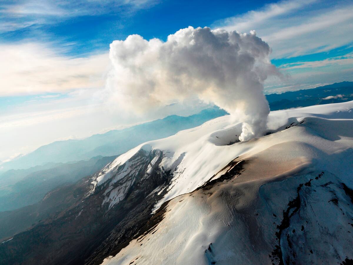 El Volcán Nevado del Ruiz, parece de otro planeta