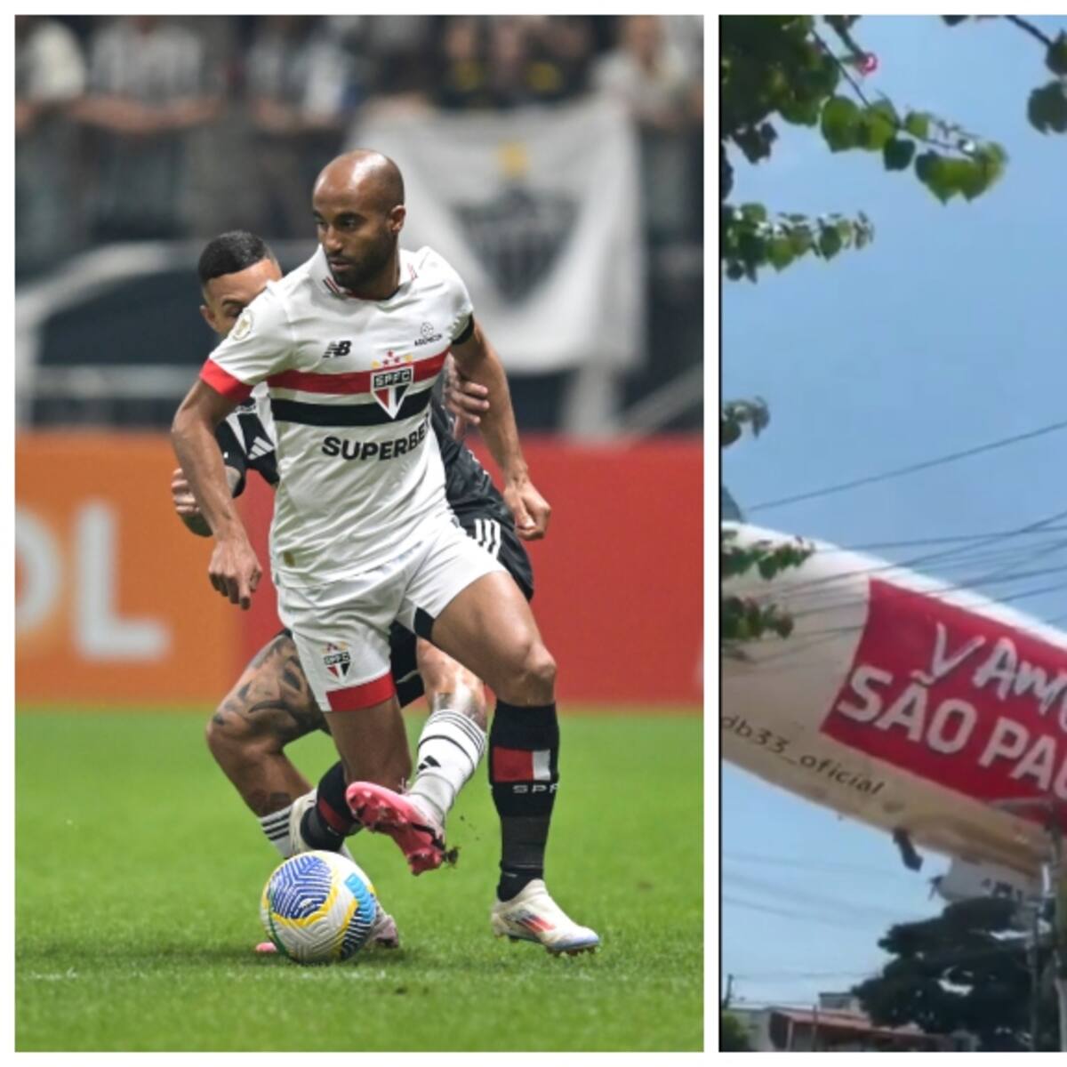 São Paulo lanzó dirigible previo al partido por Libertadores y casi termina en tragedia