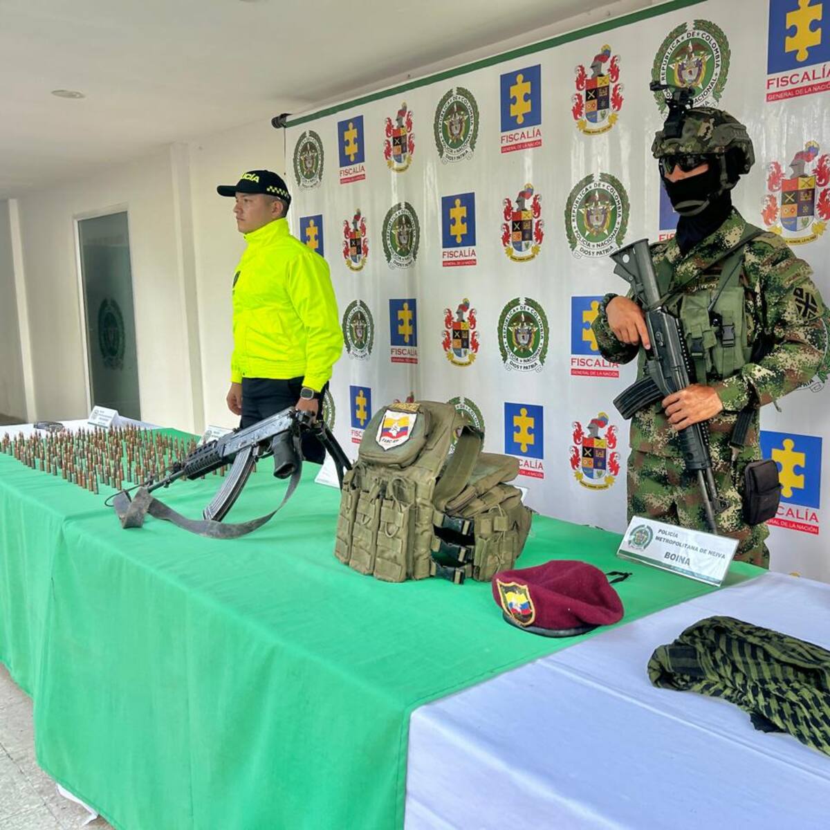 Autoridades policiales en Neiva, asestan golpe contra el Estado Mayor Central de las Farc