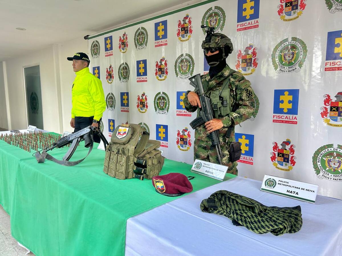 Autoridades policiales en Neiva, asestan golpe contra el Estado Mayor Central de las Farc