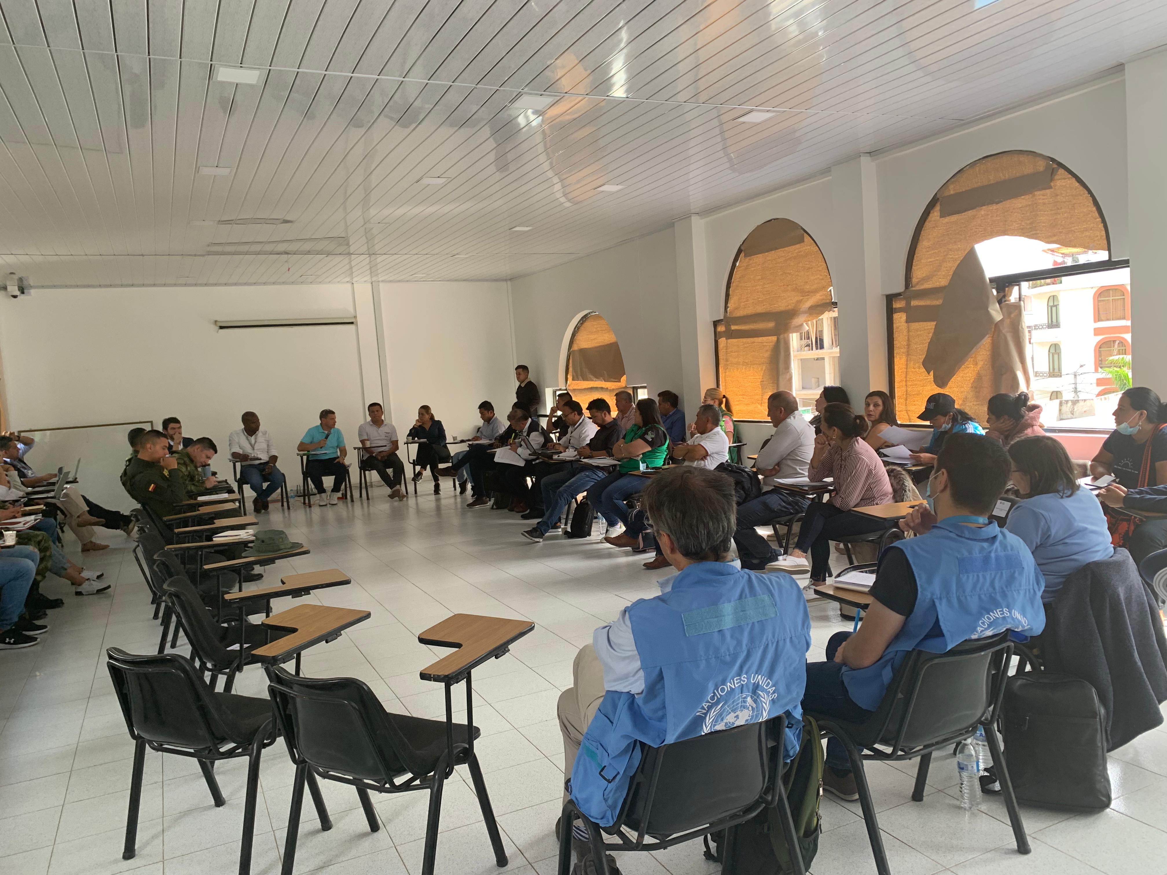 Comité intersectorial en Nariño. Foto: Gobernación de Nariño