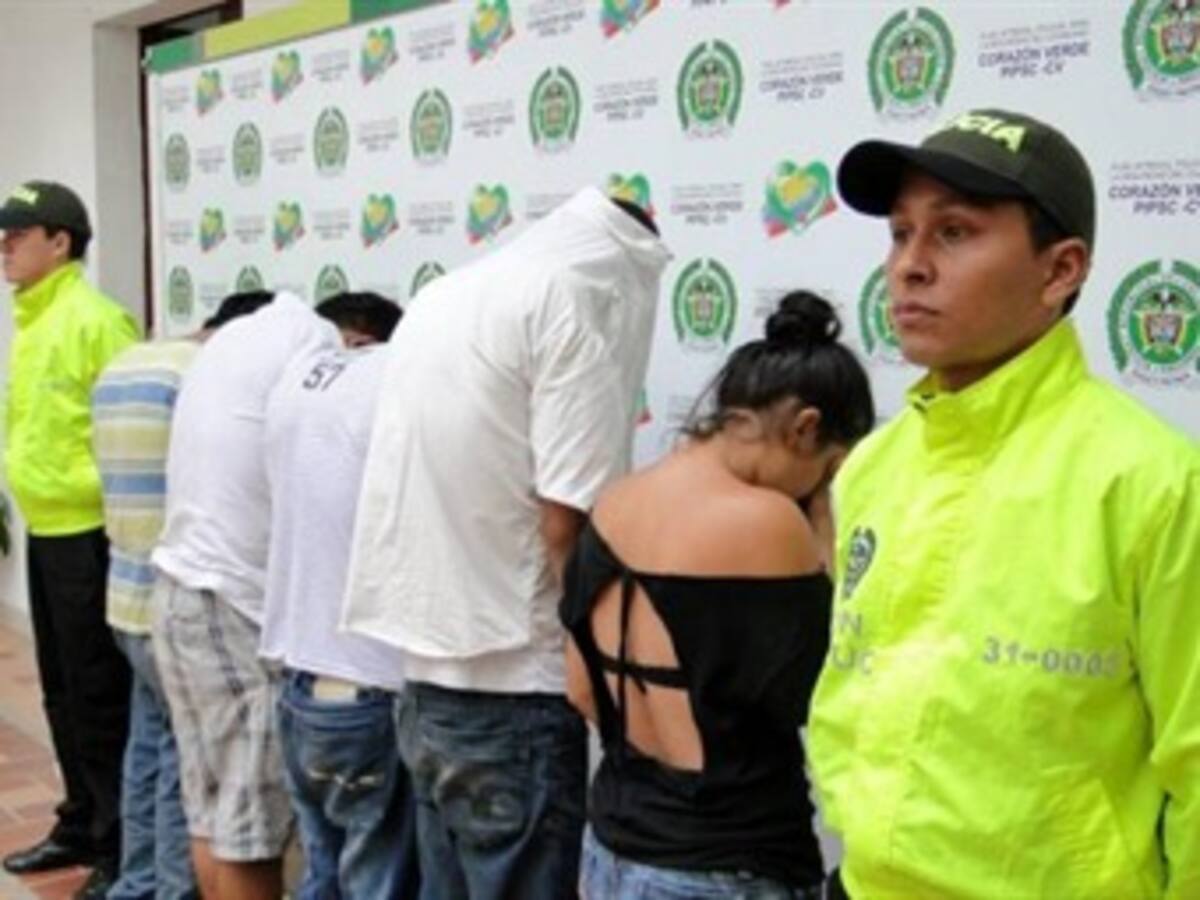 Ejército capturó a cinco personas y desarticuló banda dedicada al tráfico de drogas