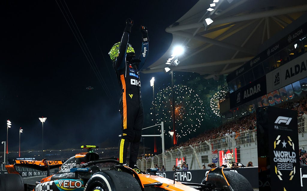 Lando Norris se coronó campeón mundial de L Fórmula y destronó a Max Verstappen. Foto: Getty Images.