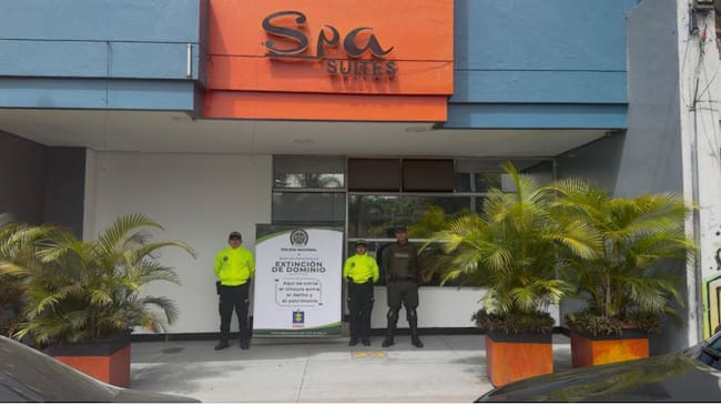 Extinción de dominio a bienes por robo de servicios públicos en Medellín. Foto: Policía Meval.
