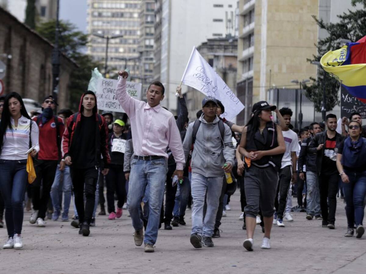 Más de 6 horas duraron las manifestaciones de comerciantes en Bogotá