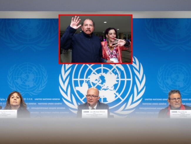 Naciones Unidas denuncia el régimen de Daniel Ortega y Rosario Murillo.