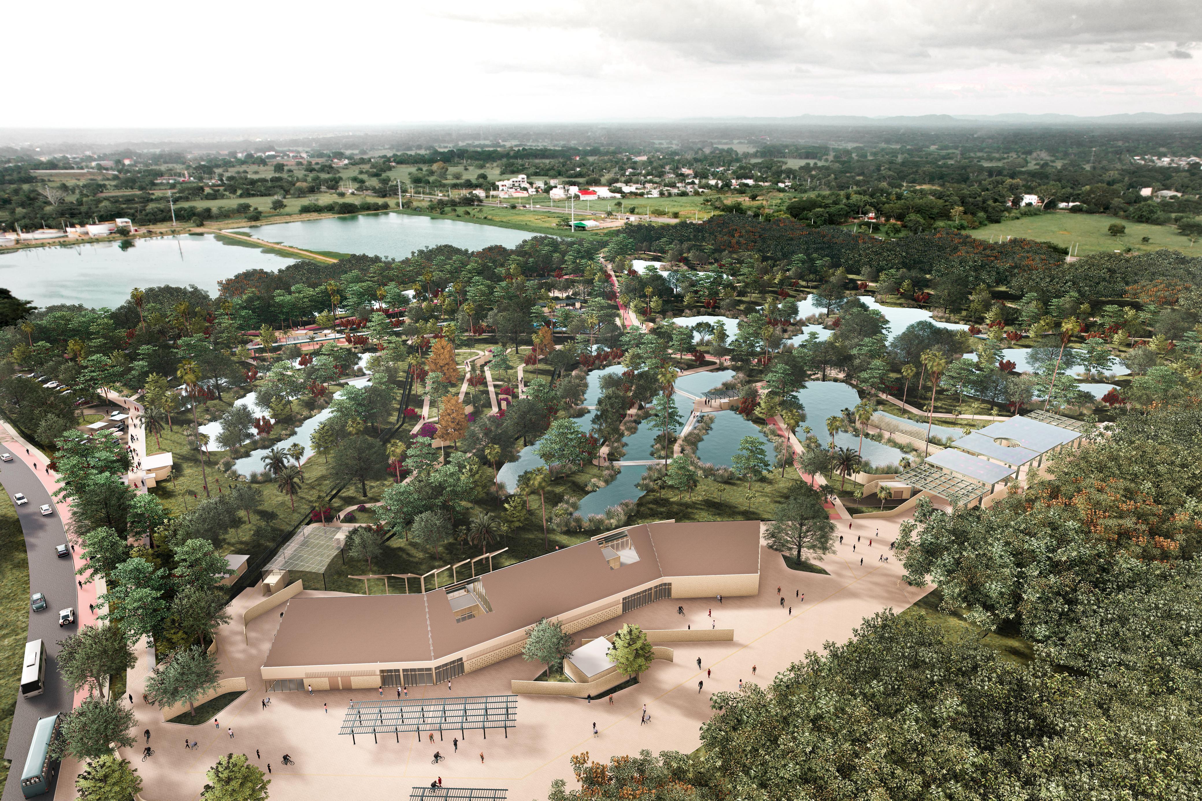 Inicia construcción del Parque Botánico Las Lagunas de Montería: la inversión sería de $88.000 millones. Foto: prensa Alcaldía de Montería.