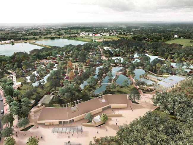 Inicia construcción del Parque Botánico Las Lagunas de Montería: la inversión sería de $88.000 millones. Foto: prensa Alcaldía de Montería.