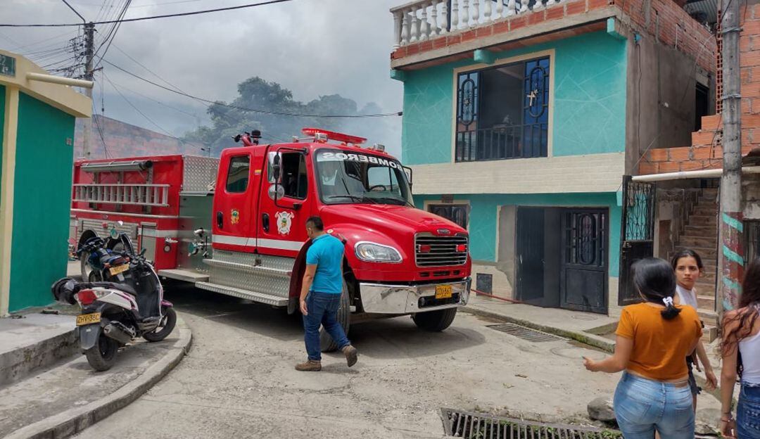 Incendio sector La Vega del Yuldaima 