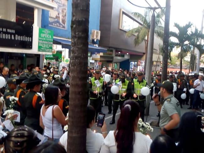 En dos eventos simultáneos homenajearon a la fuerza pública en Medellín