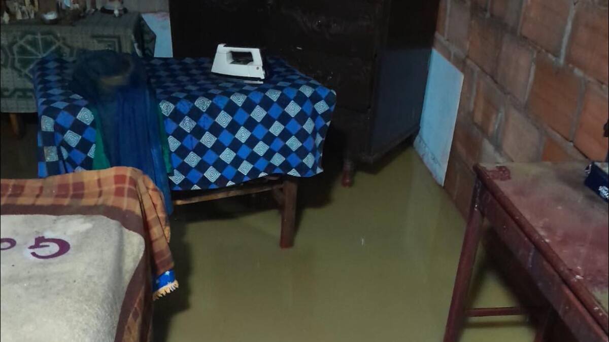 Lluvias causan inundaciones y afectaciones en dos municipios de Caldas