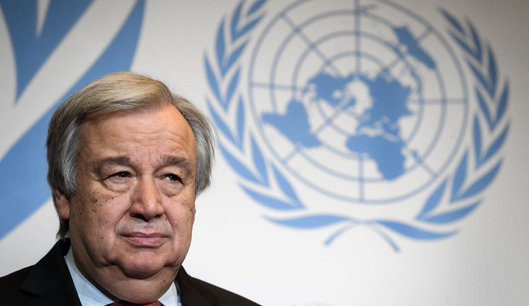 El Secretario General de Naciones Unidas, Antonio Guterres. 