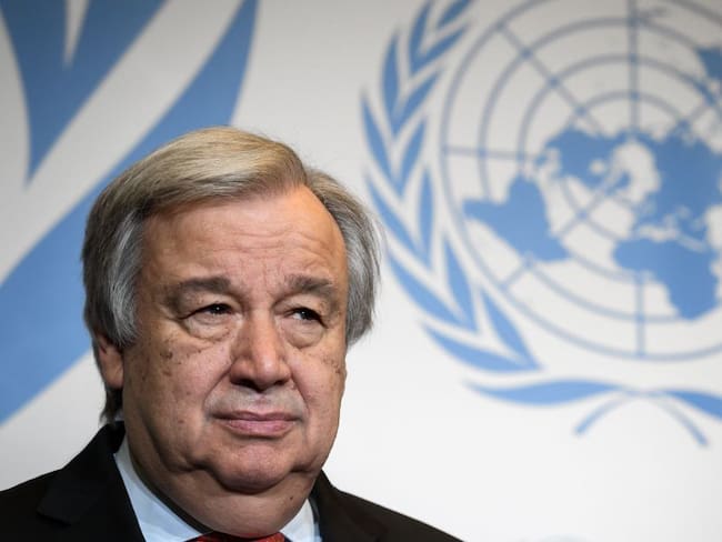 El Secretario General de Naciones Unidas, Antonio Guterres. 