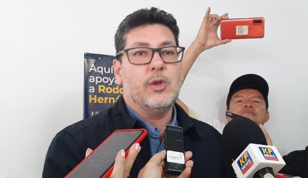 Óscar Jahir Hernández, director político de la campaña de Rodolfo Hernández.