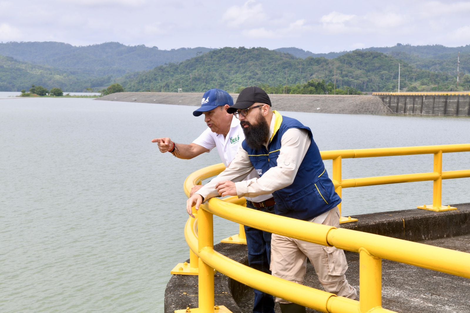 “Hay un control pleno de la presa”: director de la UNGRD, Carlos Carrillo, sobre el embalse Urrá. Foto: prensa UNGRD.