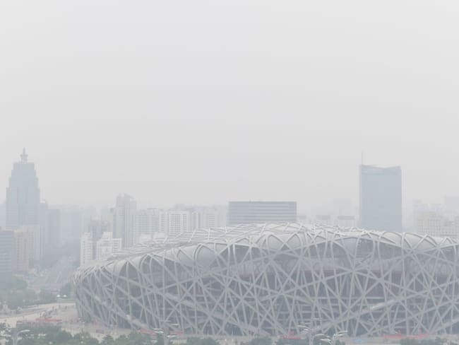 Una densa capa de contaminación cubre China los últimos días 