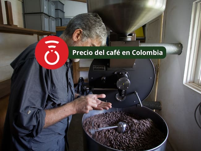En portada: Persona revisando la calidad de sus granos de café, mientras tiene una máquina de molido operando (Crédito: Getty Images)