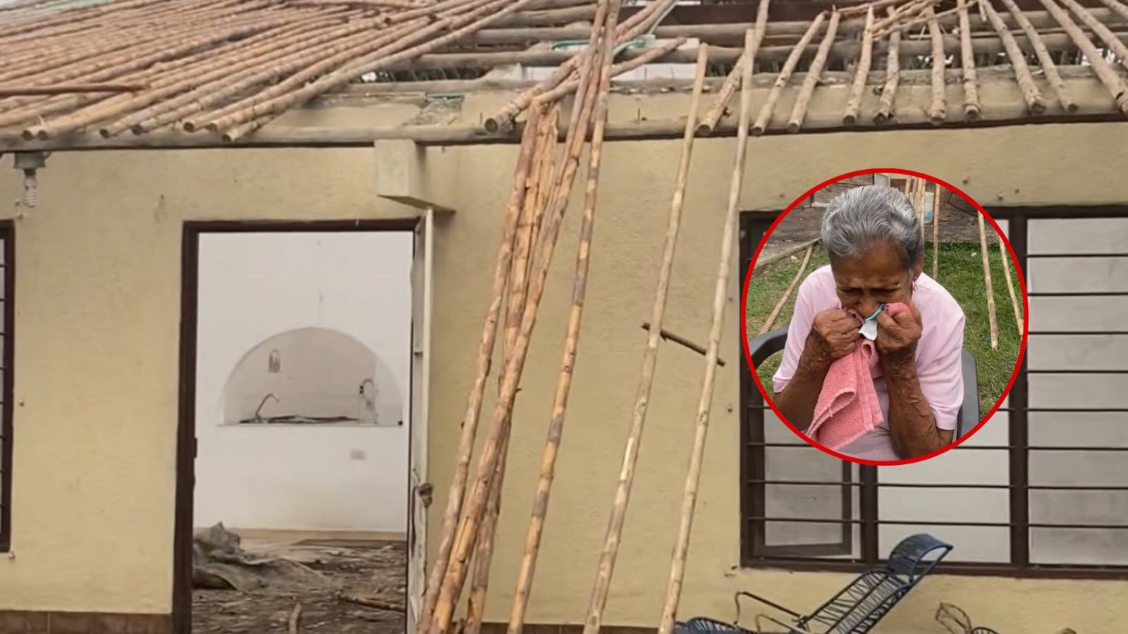 “Aquí han crecido todos mis hijos”, abuela de 92 años que perdió su casa en Riofrío, tras el sismo